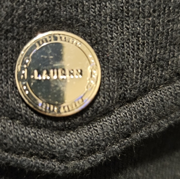LAUREN RALPH LAUREN WOMEN'S BLACK ZIP-UP LIGHTWEIGHT JACKET SIZE MEDIUM - Picture 8 of 9